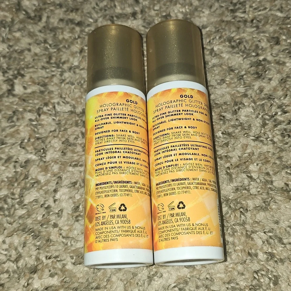 Milani Gold Shimmer Spray!! Holographic New!!
